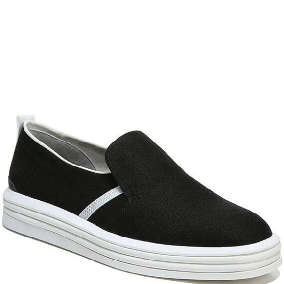 Franko Sarto Maldives Black Canvas Slip-on sneakers - Picture 2 of 9